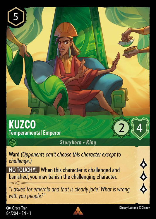 Kuzco - Temperamental Emperor | The First Chapter #84 (Near Mint) | Disney Lorcana Single Australia (Near Mint)