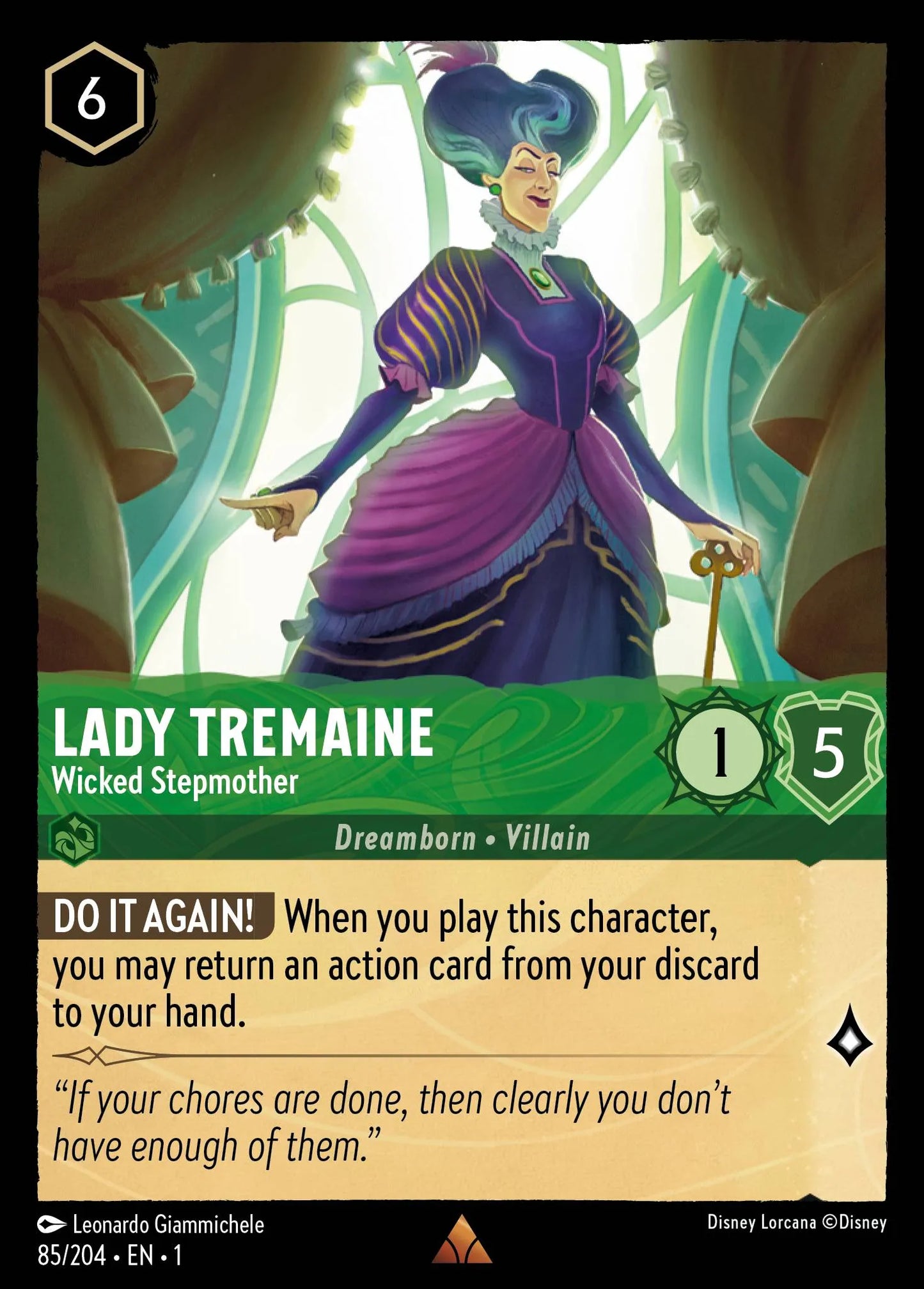 Lady Tremaine - Wicked Stepmother | The First Chapter #85 (Near Mint) | Disney Lorcana Single Australia (Near Mint)