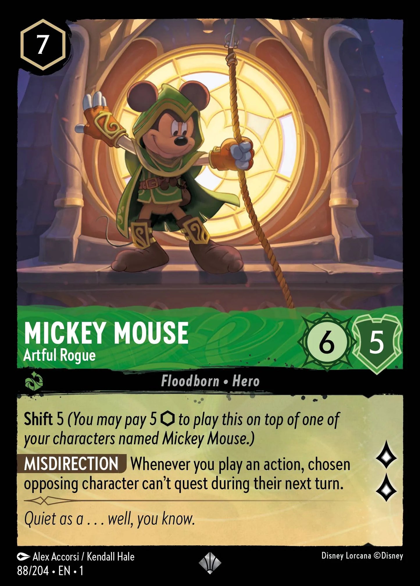 Mickey Mouse - Artful Rogue | The First Chapter #88 (Near Mint) | Disney Lorcana Single Australia (Near Mint)