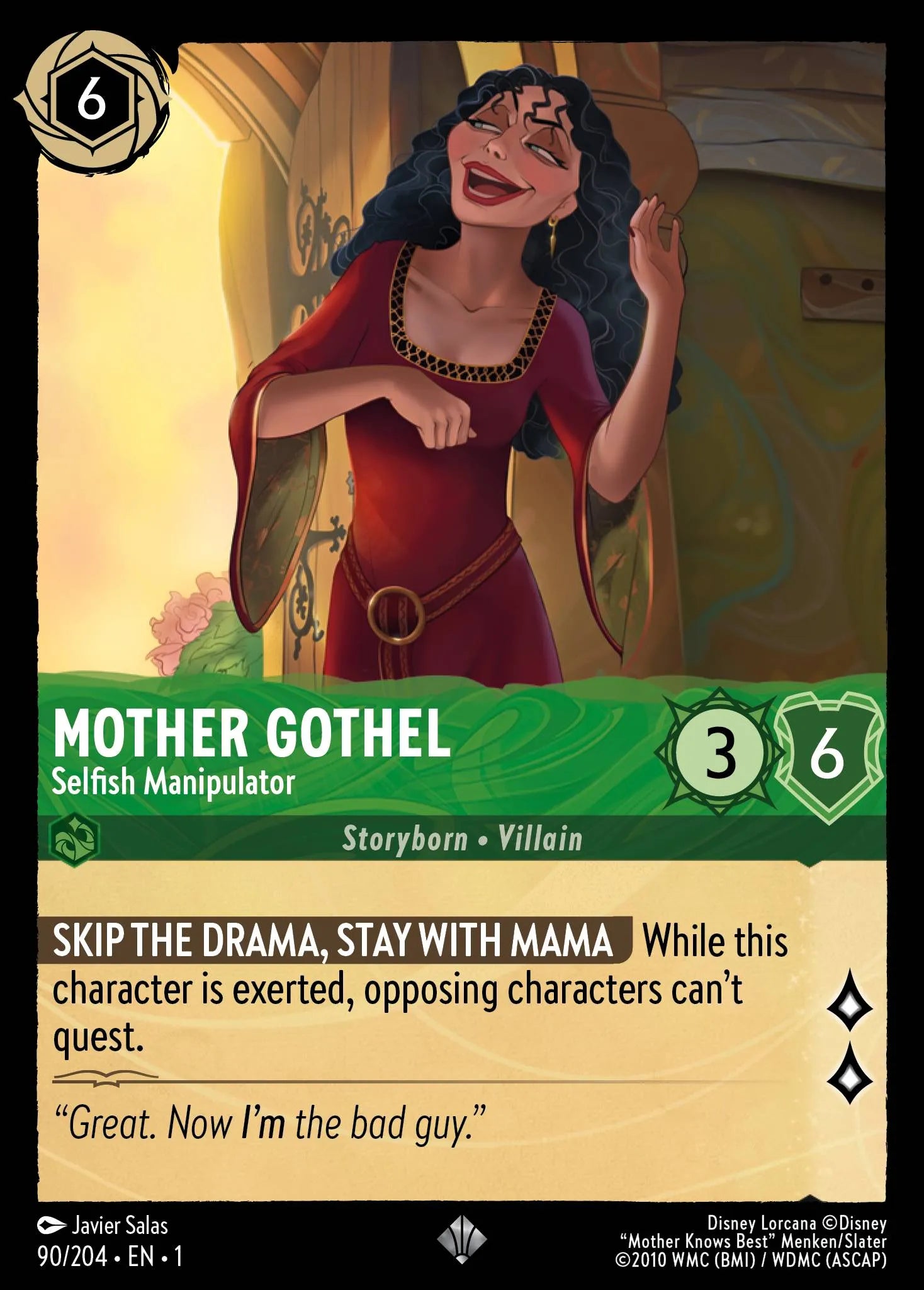 Mother Gothel - Selfish Manipulator | The First Chapter #90 (Near Mint) | Disney Lorcana Single Australia (Near Mint)