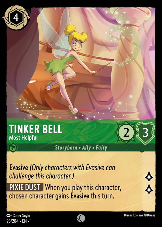 Tinker Bell - Most Helpful | The First Chapter #93 (Near Mint) | Disney Lorcana Single Australia (Near Mint)