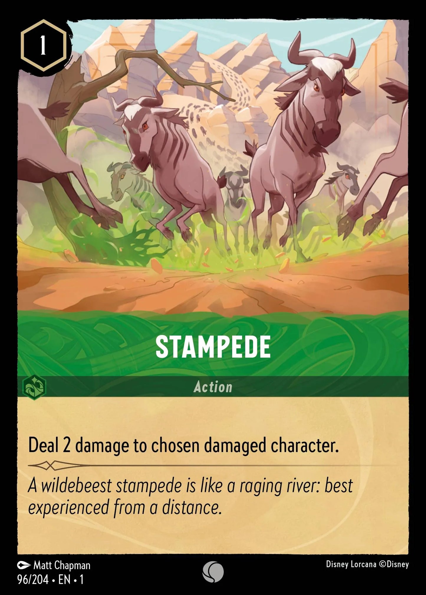 Stampede | The First Chapter #96 (Near Mint Foil) | Disney Lorcana Single Australia (Near Mint)