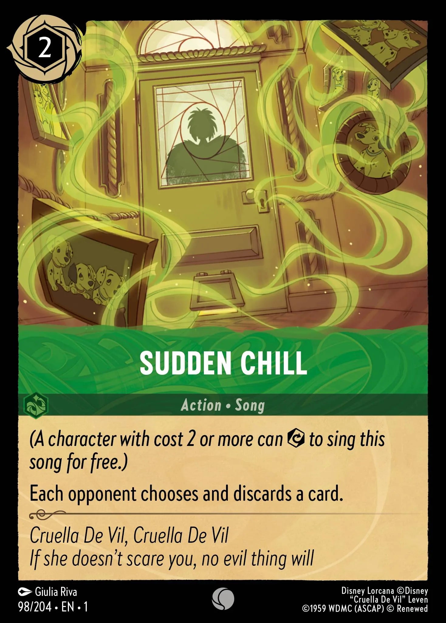 Sudden Chill | The First Chapter #98 (Near Mint Foil) | Disney Lorcana Single Australia (Near Mint)