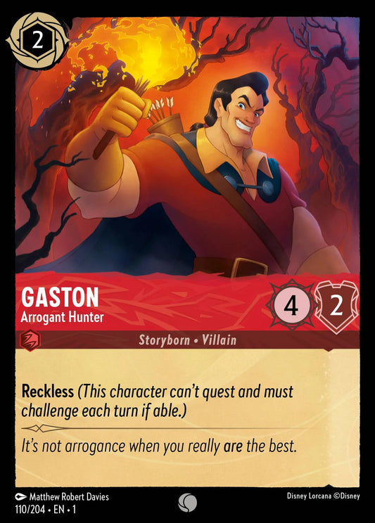 Gaston - Arrogant Hunter | The First Chapter #110 (Near Mint) | Disney Lorcana Single Australia (Near Mint)