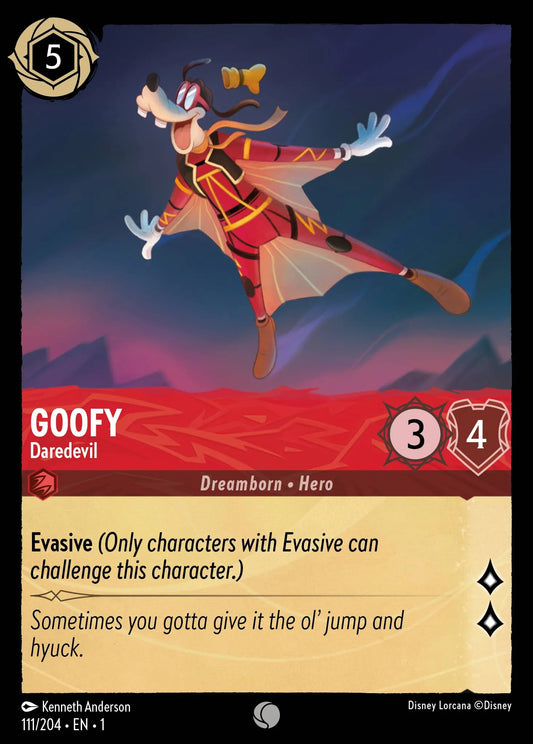 Goofy - Daredevil | The First Chapter #111 (Near Mint) | Disney Lorcana Single Australia (Near Mint)