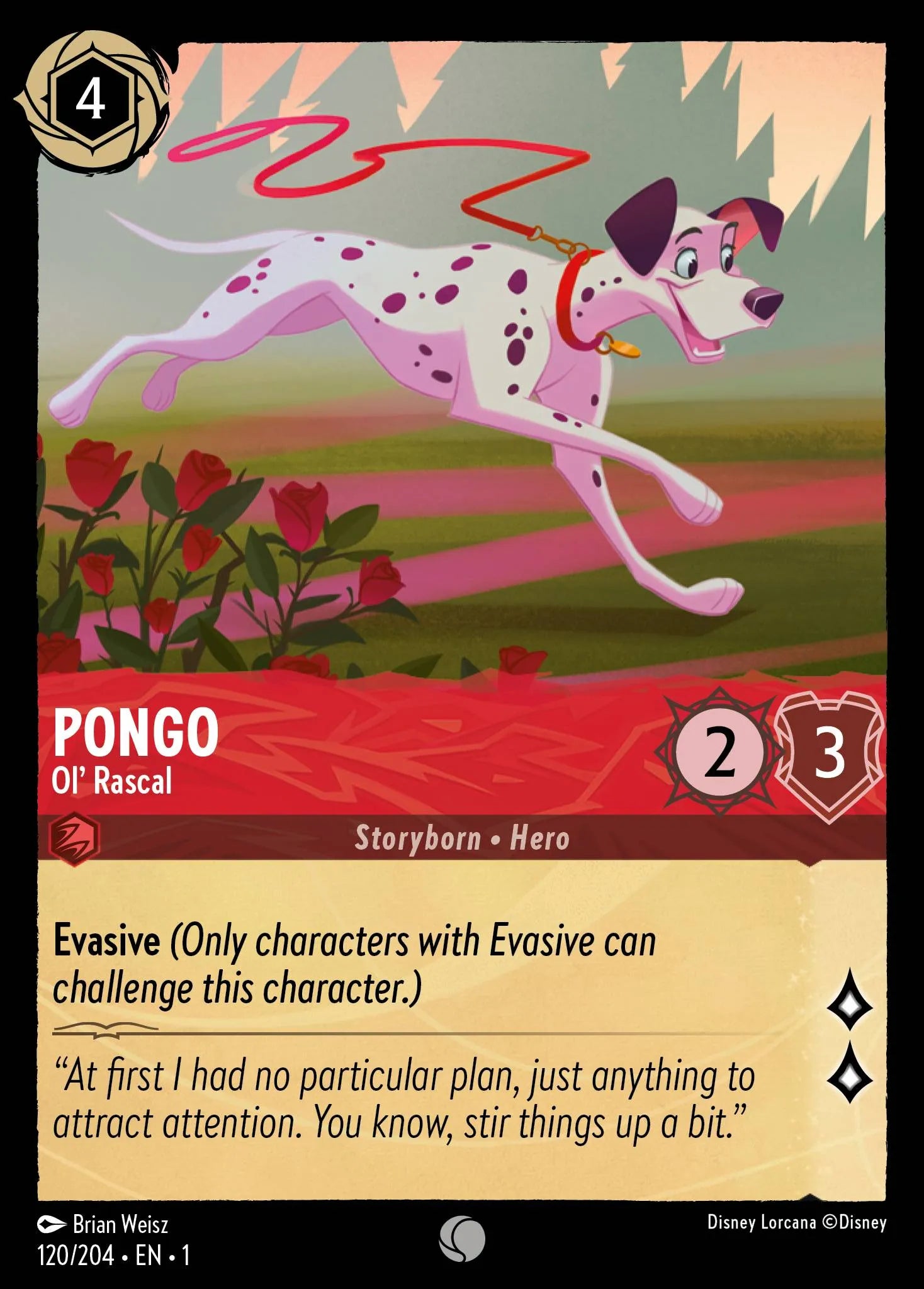 Pongo - Ol’ Rascal | The First Chapter #120 (Near Mint) | Disney Lorcana Single Australia (Near Mint)