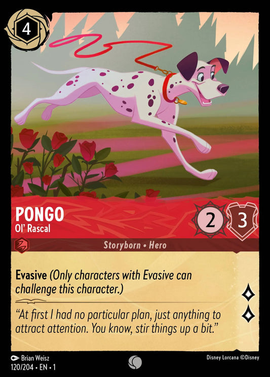 Pongo - Ol’ Rascal | The First Chapter #120 (Near Mint) | Disney Lorcana Single Australia (Near Mint)