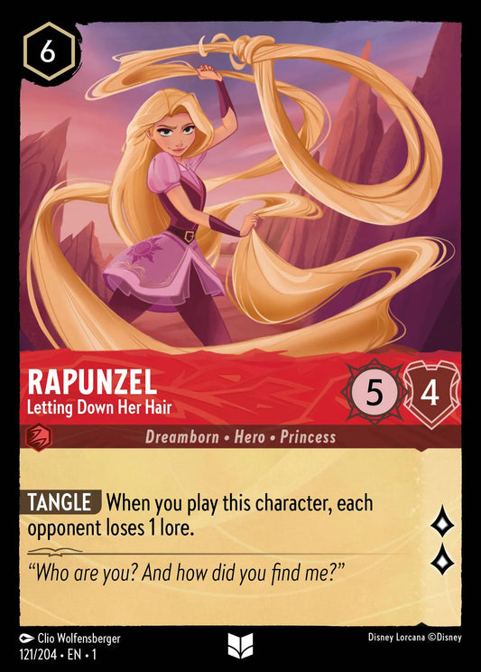 Rapunzel - Letting Down Her Hair | The First Chapter #121 (Near Mint) | Disney Lorcana Single Australia (Near Mint)