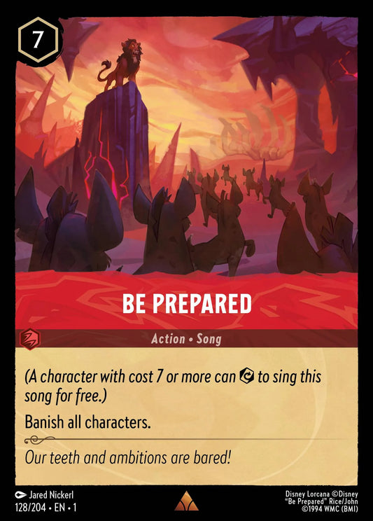 Be Prepared | The First Chapter #128 (Near Mint Foil) | Disney Lorcana Single Australia (Near Mint)