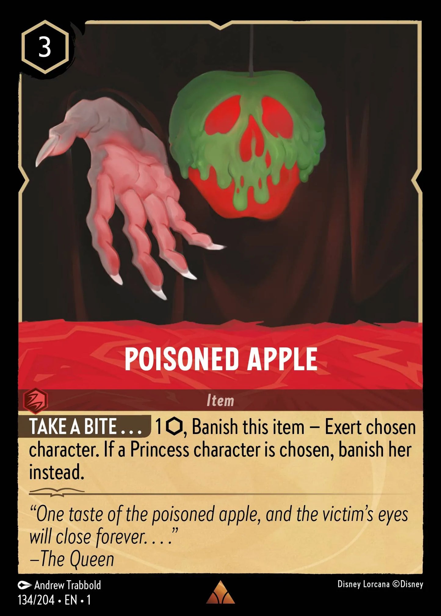 Poisoned Apple | The First Chapter #134 (Near Mint) | Disney Lorcana Single Australia (Near Mint)