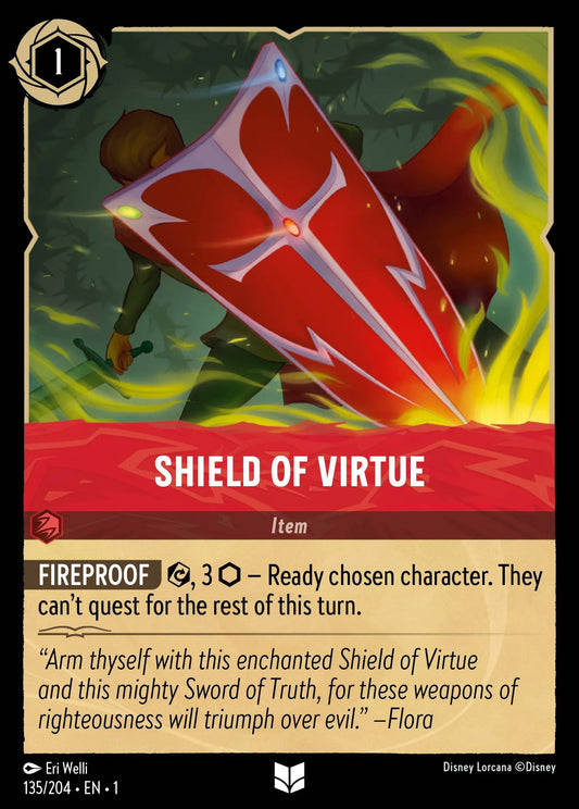 Shield of Virtue | The First Chapter #135 (Near Mint Foil) | Disney Lorcana Single Australia (Near Mint)