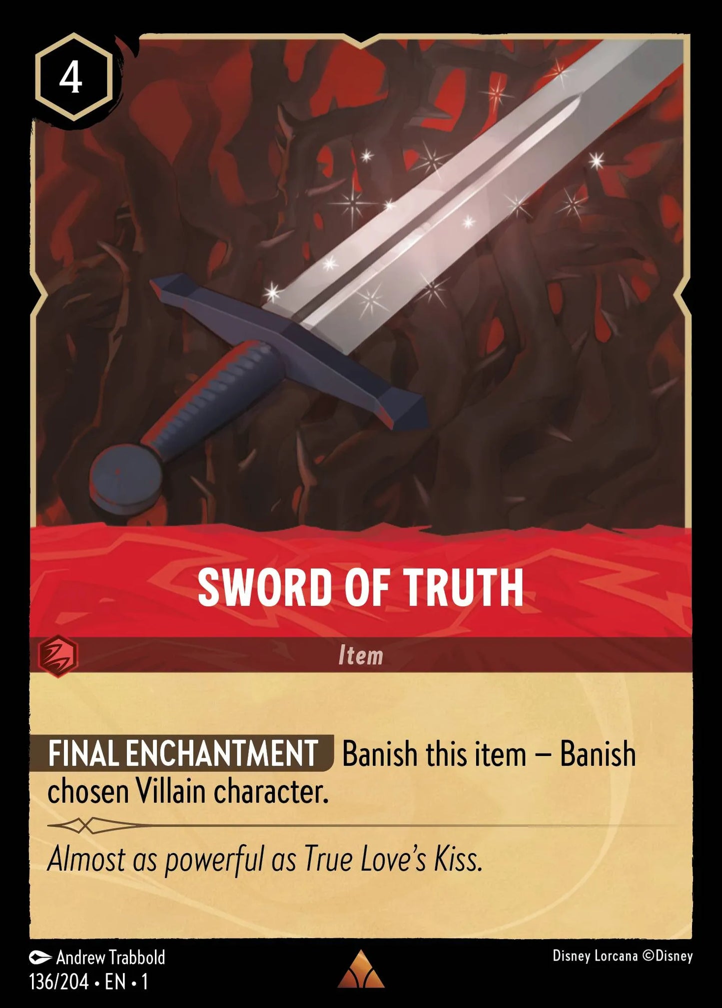 Sword of Truth | The First Chapter #136 (Near Mint) | Disney Lorcana Single Australia (Near Mint)