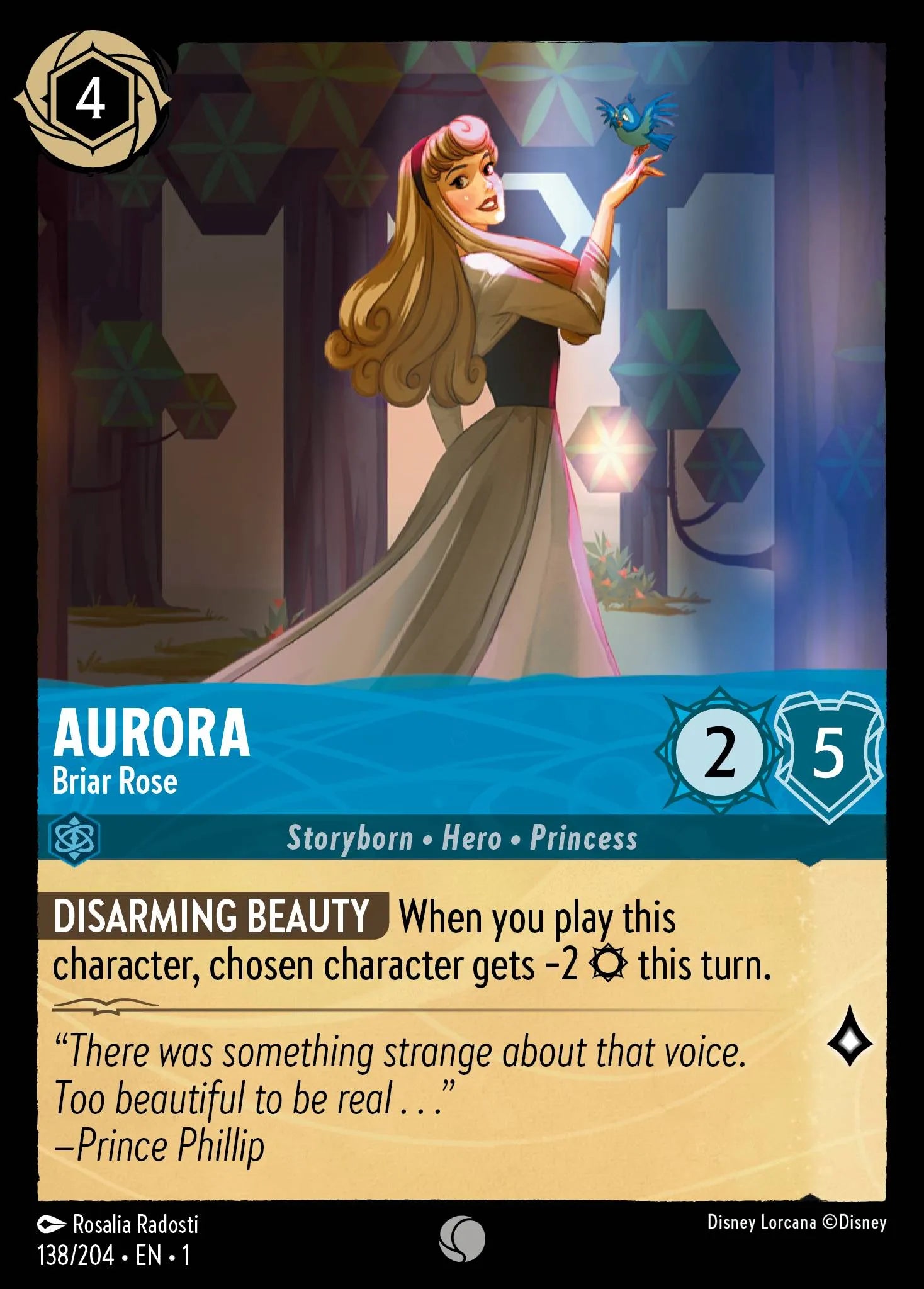 Aurora - Briar Rose | The First Chapter #138 (Near Mint Foil) | Disney Lorcana Single Australia (Near Mint)