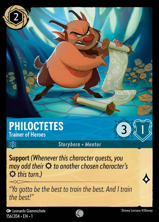 Philoctetes - Trainer of Heroes | The First Chapter #156 (Near Mint) | Disney Lorcana Single Australia (Near Mint)