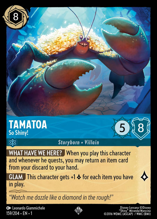 Tamatoa - So Shiny! | The First Chapter #159 (Near Mint Foil) | Disney Lorcana Single Australia (Near Mint)