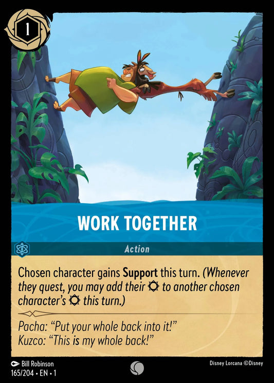 Work Together | The First Chapter #165 (Near Mint) | Disney Lorcana Single Australia (Near Mint)