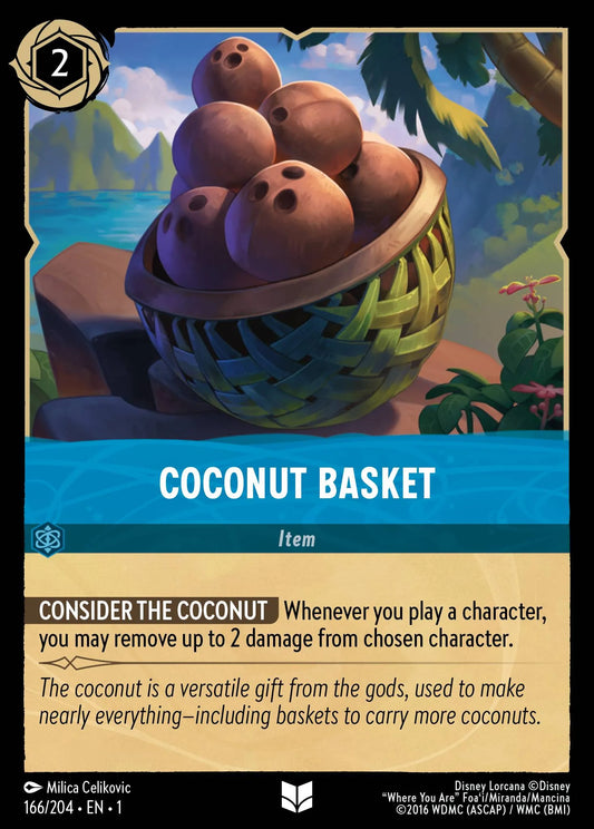 Coconut Basket | The First Chapter #166 (Near Mint Foil) | Disney Lorcana Single Australia (Near Mint)