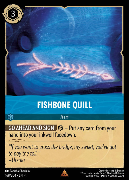 Fishbone Quill | The First Chapter #168 (Near Mint) | Disney Lorcana Single Australia (Near Mint)