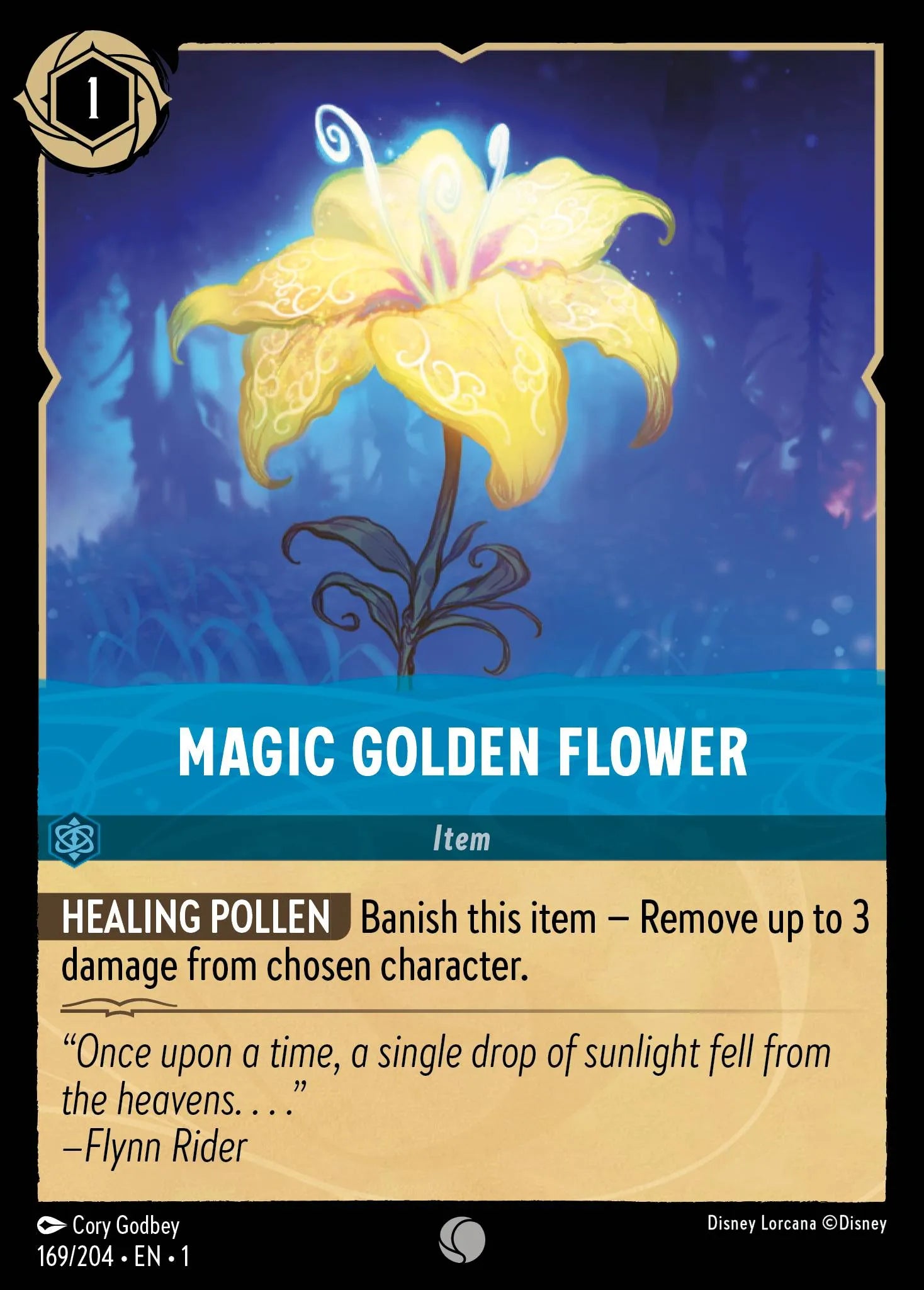 Magic Golden Flower | The First Chapter #169 (Near Mint Foil) | Disney Lorcana Single Australia (Near Mint)