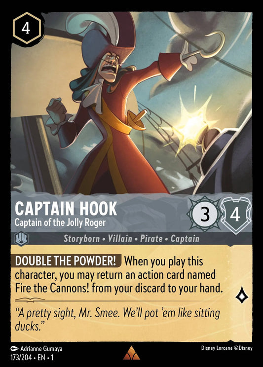 Captain Hook - Captain of the Jolly Roger | The First Chapter #173 (Near Mint Foil) | Disney Lorcana Single Australia (Near Mint)