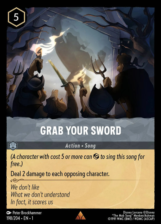 Grab Your Sword | The First Chapter #198 (Near Mint Foil) | Disney Lorcana Single Australia (Near Mint)