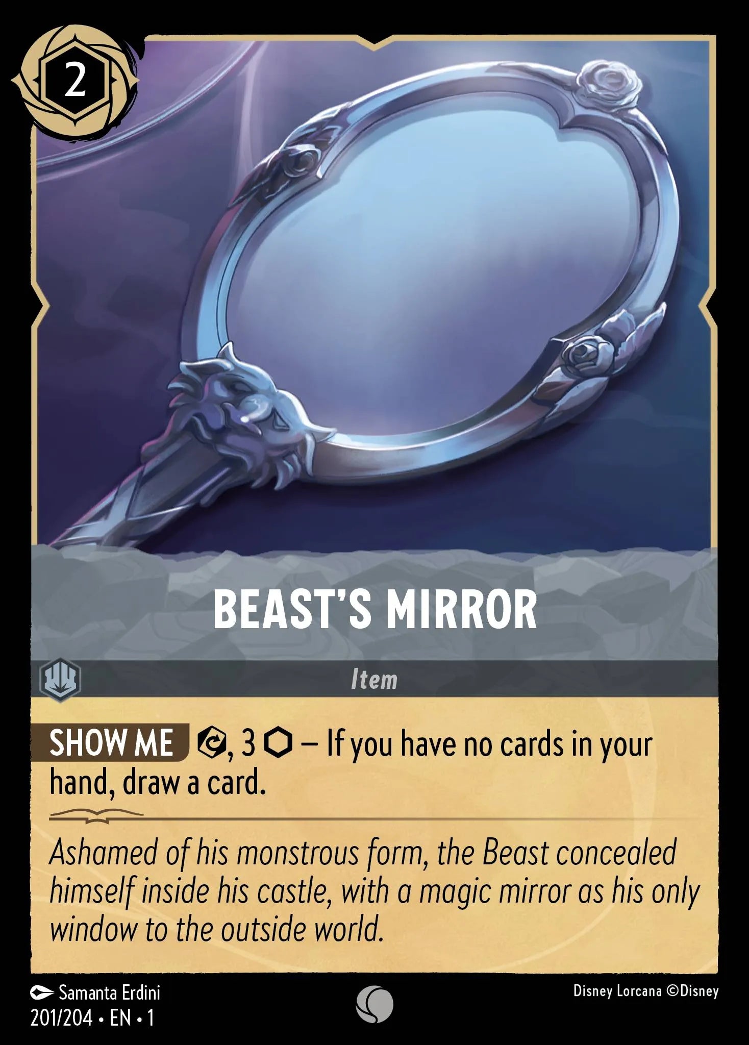Beast’s Mirror | The First Chapter #201 (Near Mint) | Disney Lorcana Single Australia (Near Mint)