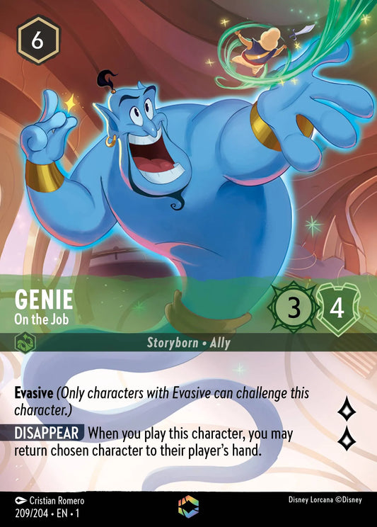 Genie - On the Job | The First Chapter #209 (Near Mint) | Disney Lorcana Single Australia (Near Mint)