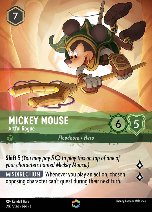 Mickey Mouse - Artful Rogue | The First Chapter #210 (Near Mint) | Disney Lorcana Single Australia (Near Mint)