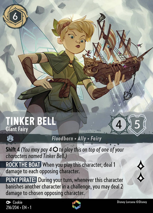 Tinker Bell - Giant Fairy | The First Chapter #216 (Near Mint) | Disney Lorcana Single Australia (Near Mint)