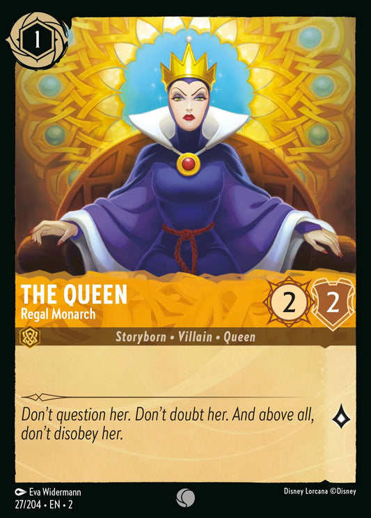 The Queen - Regal Monarch | Rise of the Floodborn #27 (Near Mint Foil) | Disney Lorcana Single Australia (Near Mint)