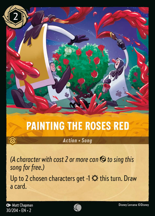 Painting the Roses Red | Rise of the Floodborn #30 (Near Mint) | Disney Lorcana Single Australia (Near Mint)