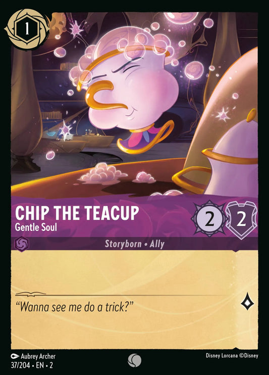 Chip the Teacup - Gentle Soul | Rise of the Floodborn #37 (Near Mint Foil) | Disney Lorcana Single Australia (Near Mint)