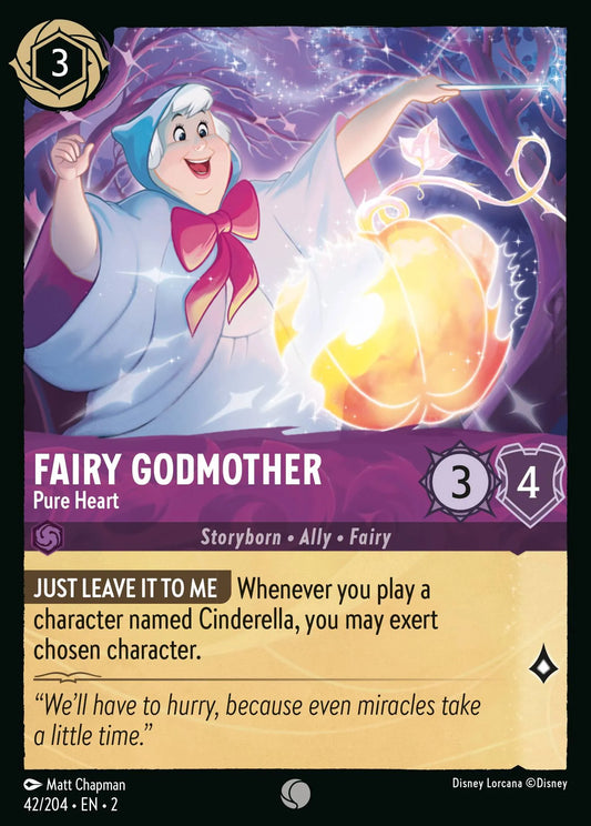 Fairy Godmother - Pure Heart | Rise of the Floodborn #42 (Near Mint) | Disney Lorcana Single Australia (Near Mint)