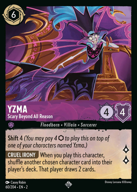 Yzma - Scary Beyond All Reason | Rise of the Floodborn #60 (Near Mint Foil) | Disney Lorcana Single Australia (Near Mint)