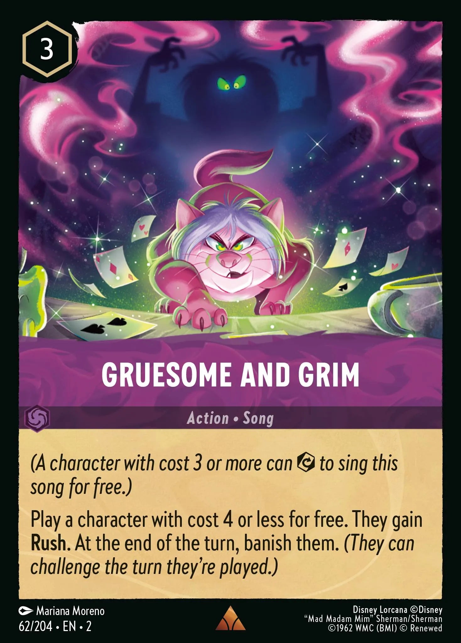 Gruesome and Grim | Rise of the Floodborn #62 (Near Mint) | Disney Lorcana Single Australia (Near Mint)