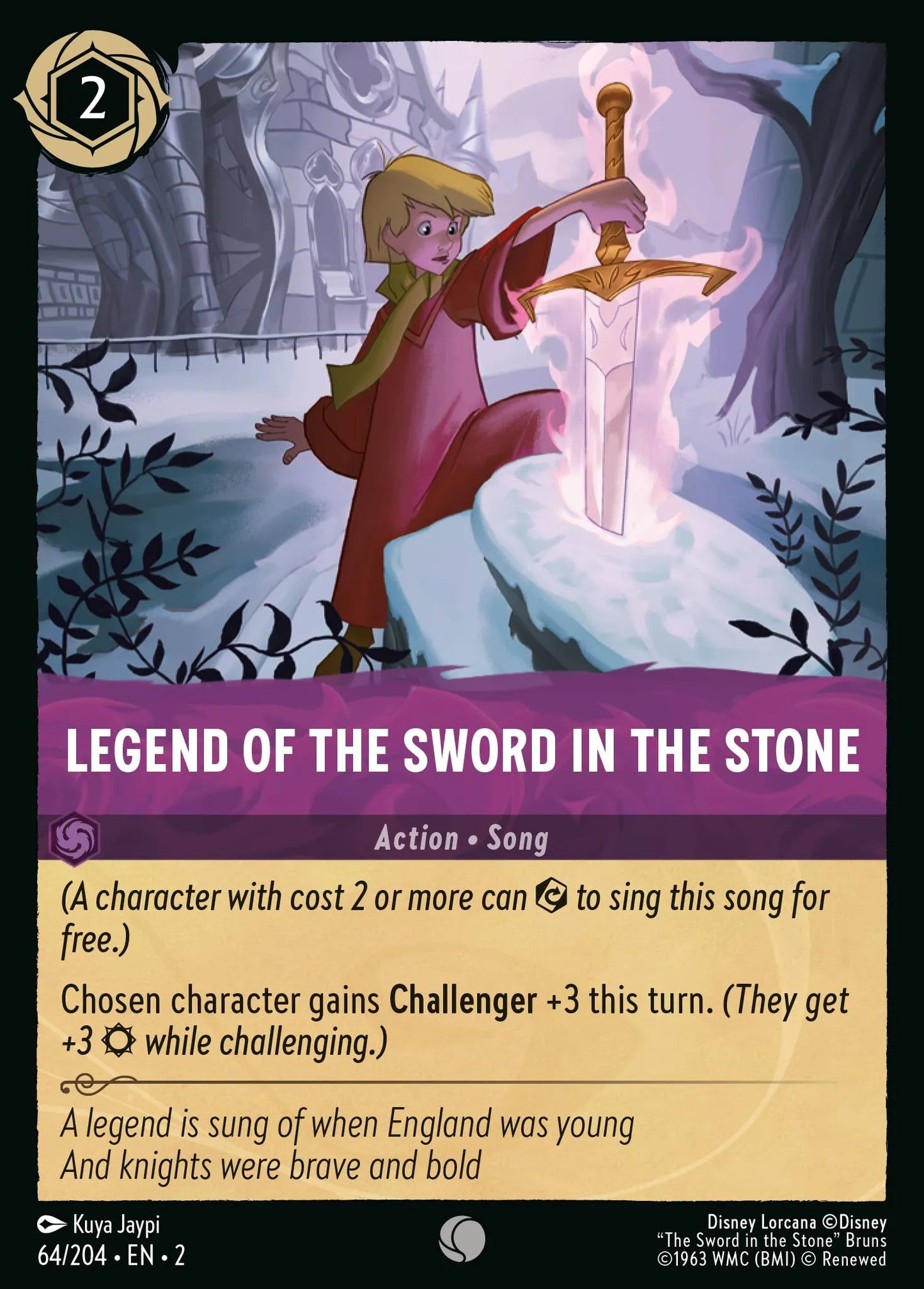 Legend of the Sword in the Stone | Rise of the Floodborn #64 (Near Mint) | Disney Lorcana Single Australia (Near Mint)