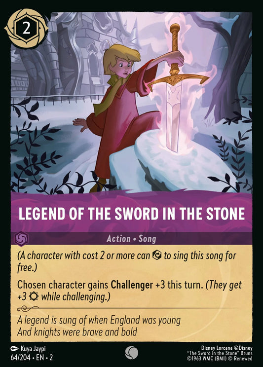 Legend of the Sword in the Stone | Rise of the Floodborn #64 (Near Mint Foil) | Disney Lorcana Single Australia (Near Mint)