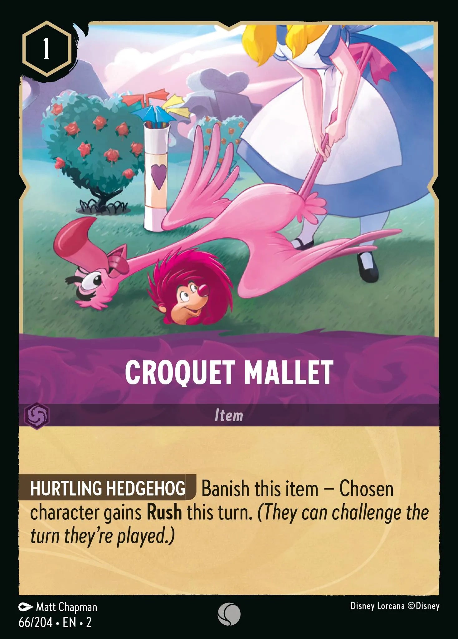 Croquet Mallet | Rise of the Floodborn #66 (Near Mint) | Disney Lorcana Single Australia (Near Mint)
