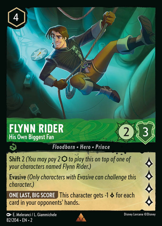 Flynn Rider - His Own Biggest Fan | Rise of the Floodborn #82 (Near Mint) | Disney Lorcana Single Australia (Near Mint)