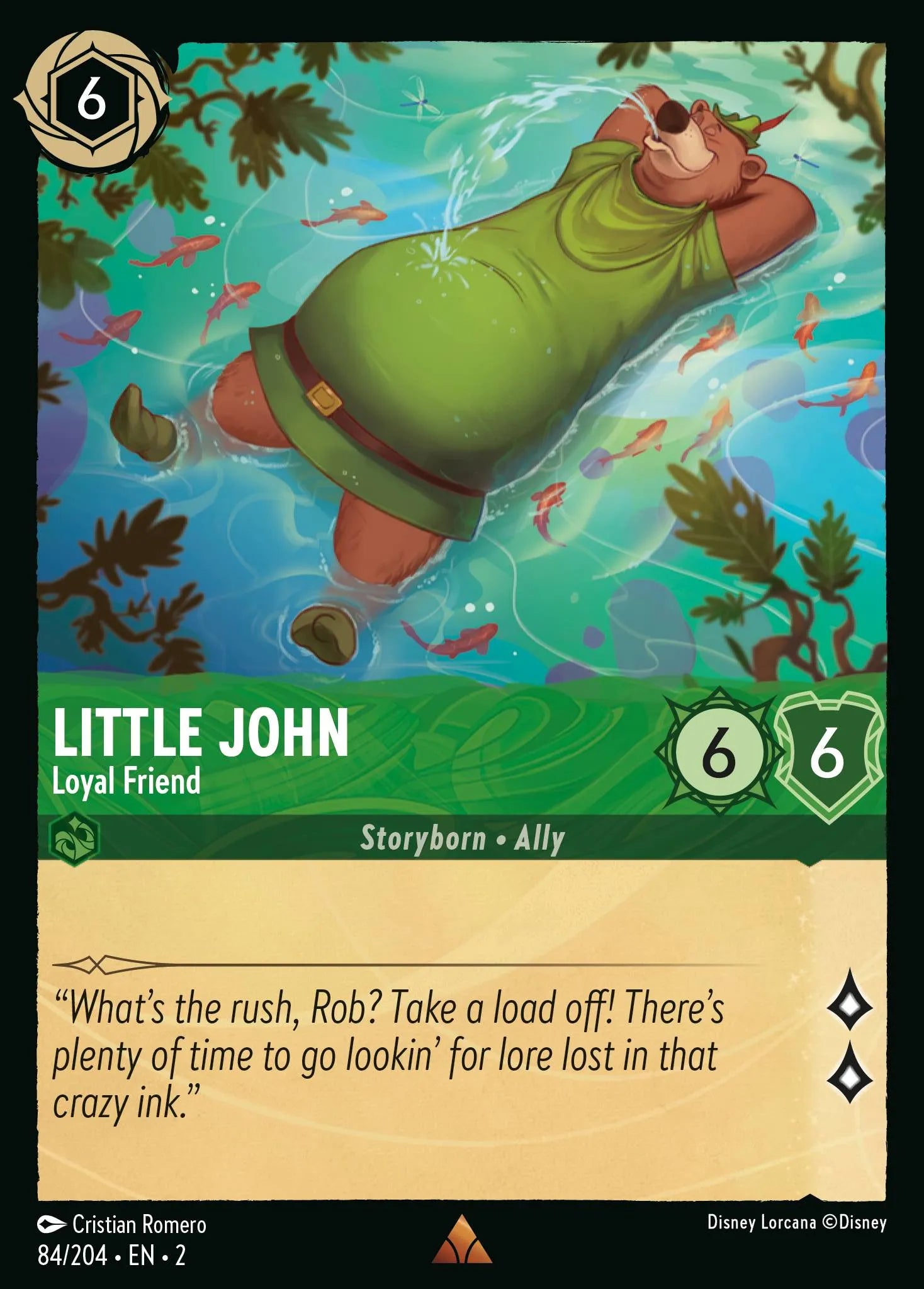 Little John - Loyal Friend | Rise of the Floodborn #84 (Near Mint) | Disney Lorcana Single Australia (Near Mint)