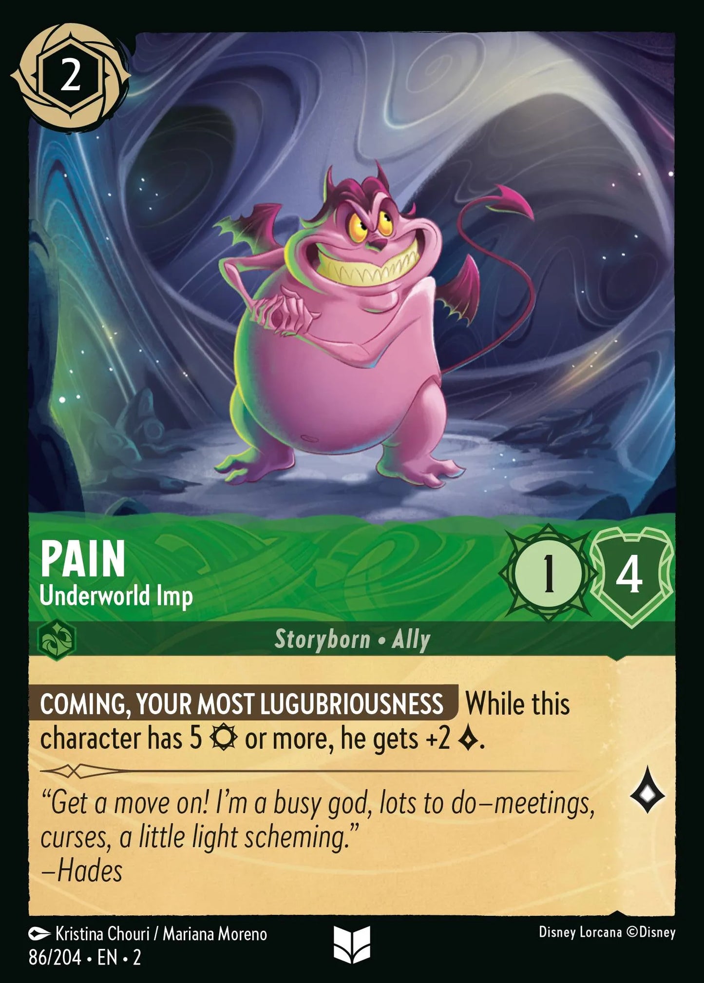 Pain - Underworld Imp | Rise of the Floodborn #86 (Near Mint) | Disney Lorcana Single Australia (Near Mint)