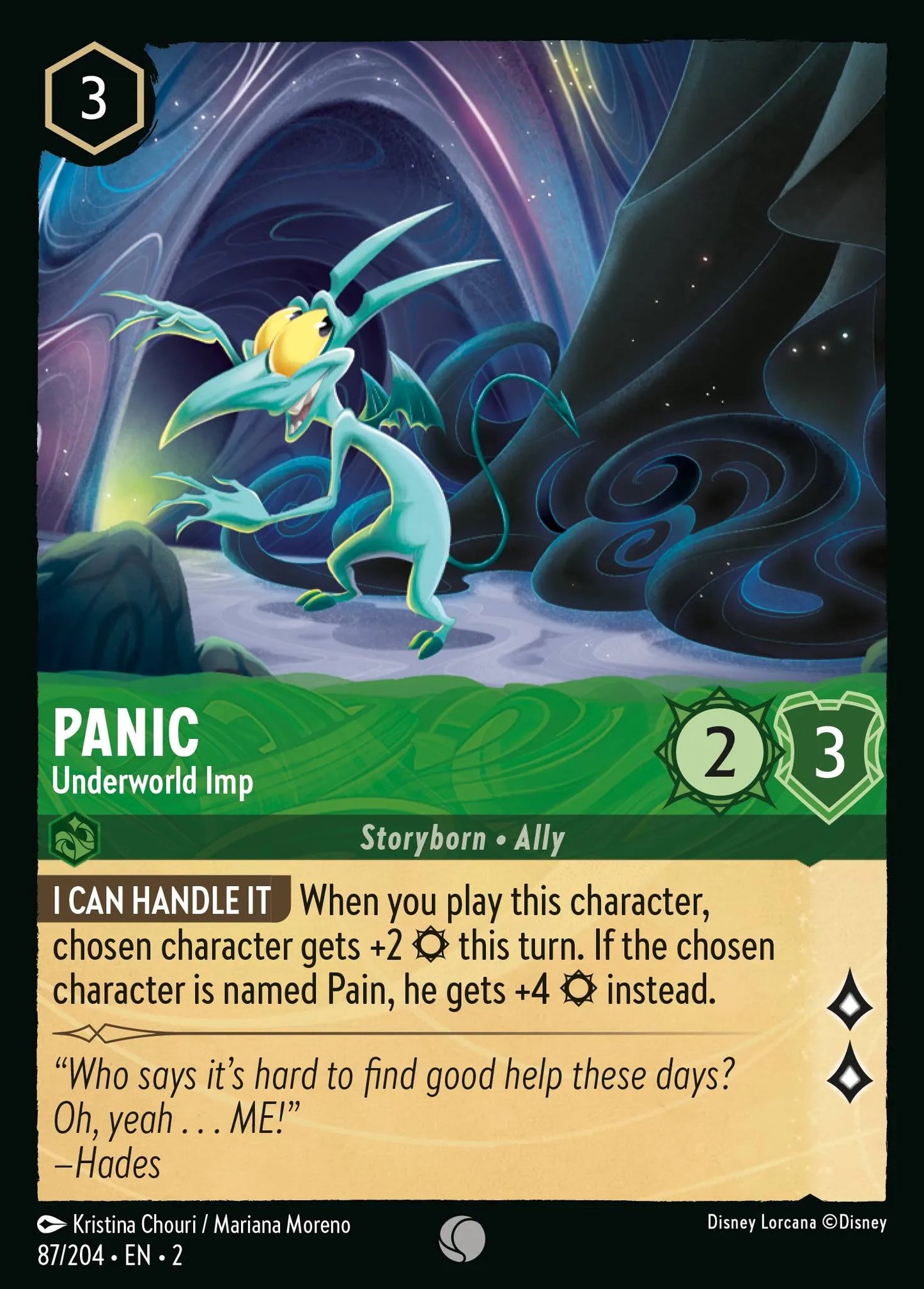 Panic - Underworld Imp | Rise of the Floodborn #87 (Near Mint Foil) | Disney Lorcana Single Australia (Near Mint)