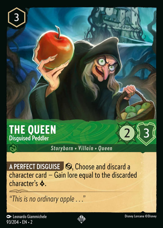 The Queen - Disguised Peddler | Rise of the Floodborn #93 (Near Mint Foil) | Disney Lorcana Single Australia (Near Mint)