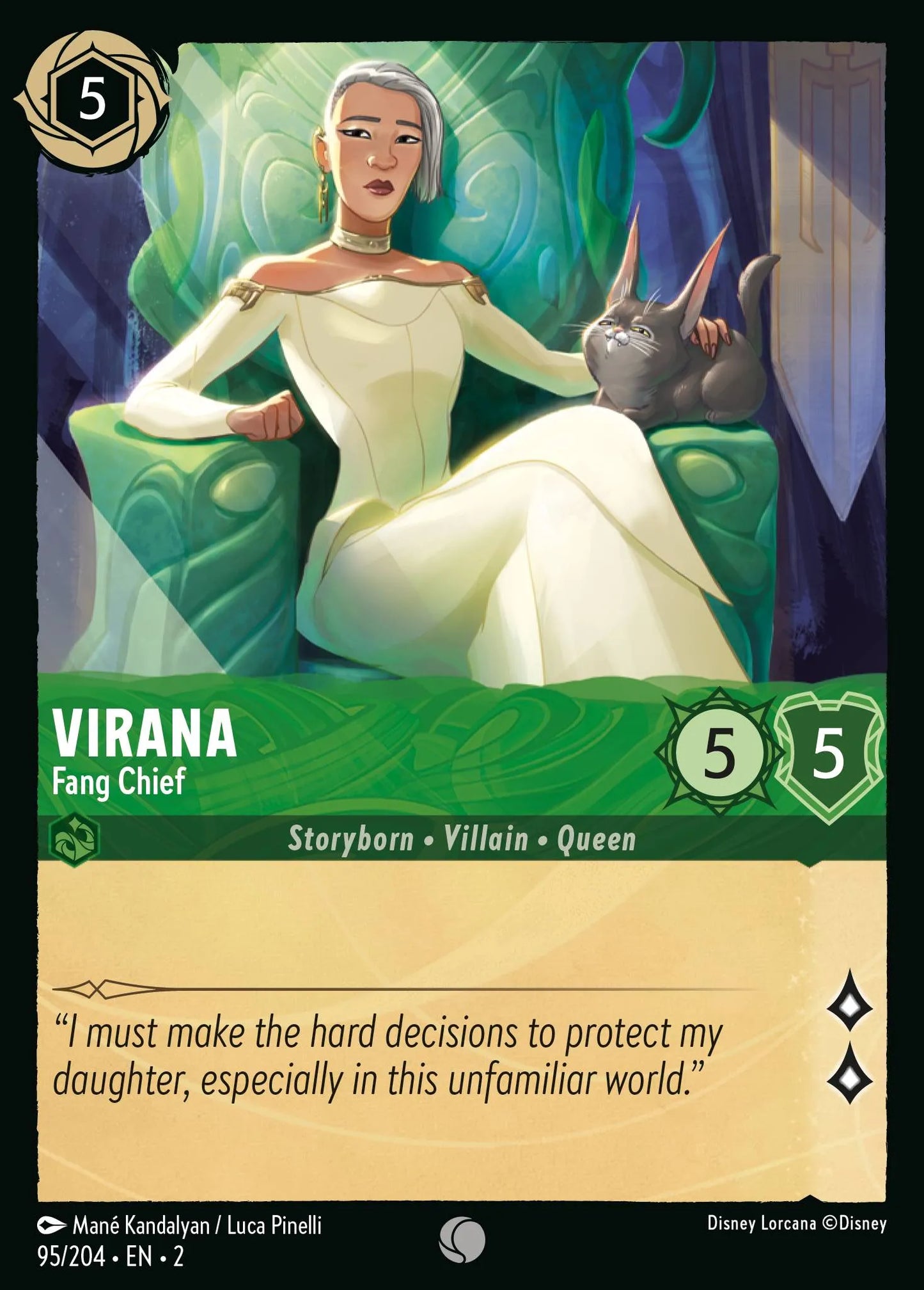 Virana - Fang Chief | Rise of the Floodborn #95 (Near Mint) | Disney Lorcana Single Australia (Near Mint)