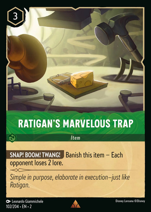 Ratigan's Marvelous Trap | Rise of the Floodborn #102 (Near Mint) | Disney Lorcana Single Australia (Near Mint)