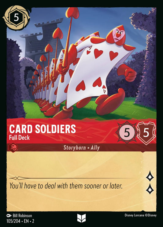Card Soldiers - Full Deck | Rise of the Floodborn #105 (Near Mint) | Disney Lorcana Single Australia (Near Mint)