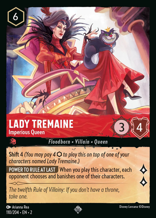 Lady Tremaine - Imperious Queen | Rise of the Floodborn #110 (Near Mint Foil) | Disney Lorcana Single Australia (Near Mint)