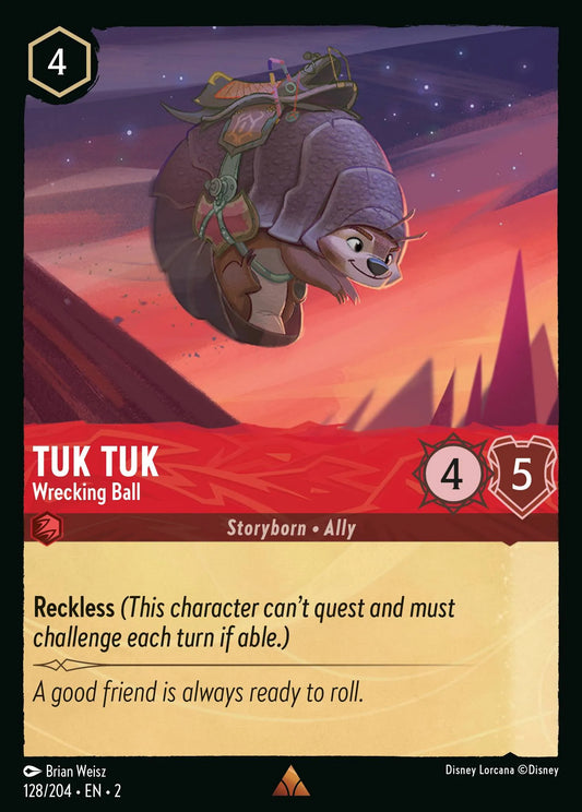 Tuk Tuk - Wrecking Ball | Rise of the Floodborn #128 (Near Mint) | Disney Lorcana Single Australia (Near Mint)