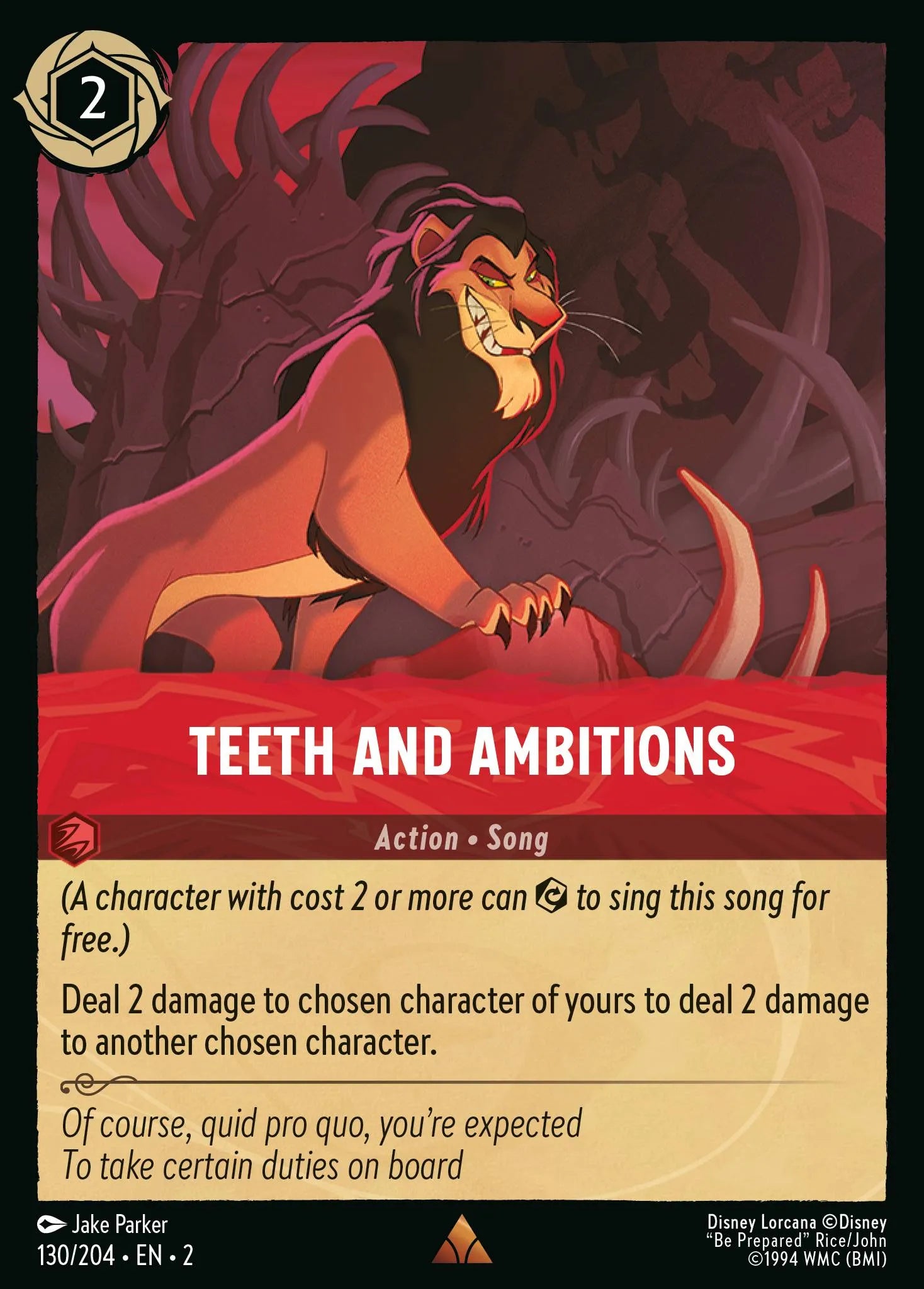 Teeth and Ambitions | Rise of the Floodborn #130 (Near Mint Foil) | Disney Lorcana Single Australia (Near Mint)
