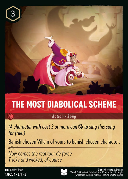 The Most Diabolical Scheme | Rise of the Floodborn #131 (Near Mint) | Disney Lorcana Single Australia (Near Mint)